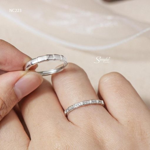 nhẫn nữ bạc